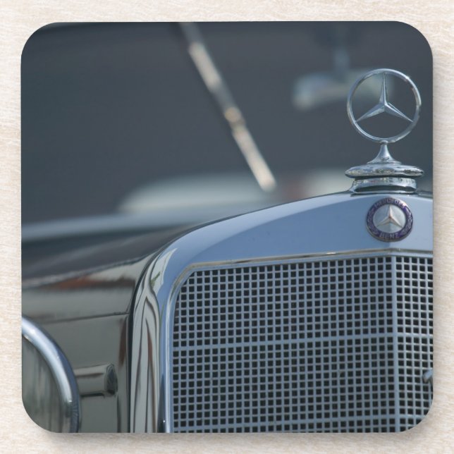 antique mercedes 4 coaster (Front)