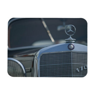antique mercedes 4 magnet