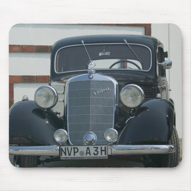 antique mercedes mouse mat (Front)