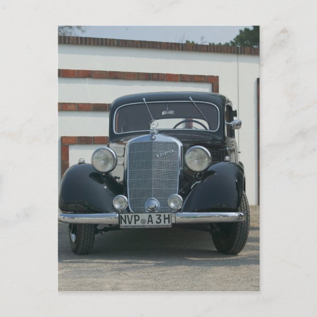 antique mercedes postcard (Front)