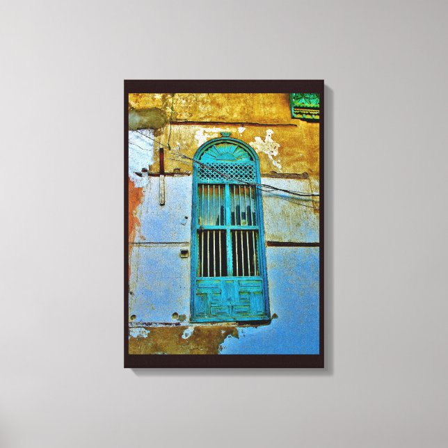 Antique Metal Window Canvas Print (Front)