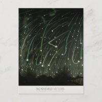 Antique Meteor Shower Astronomy