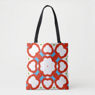 Antique mexican talavera ceramic. Graphic design. Tote Bag