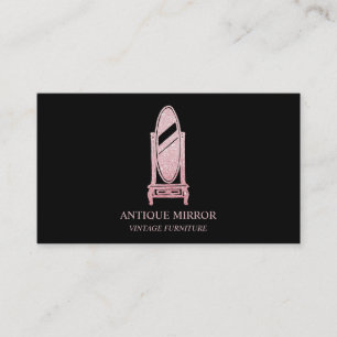 Antique Mirror Vintage Home Decor Business Card