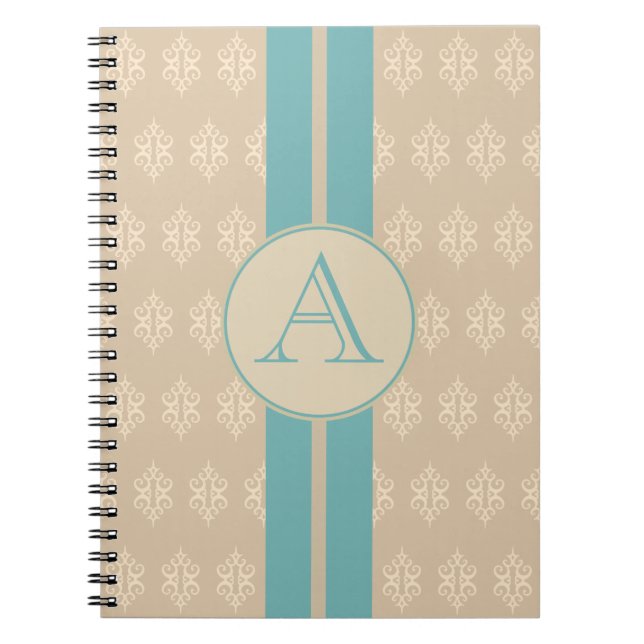 Antique Monogrammed Lace Notebook (Front)