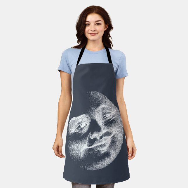 Antique Moon Face  Apron (Worn)