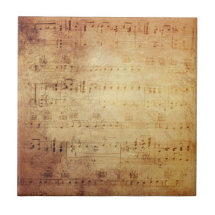 Antique Music Tile