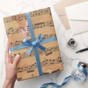 Antique Music Wrapping Paper