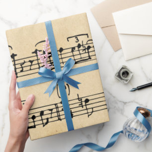 Antique Music Wrapping Paper