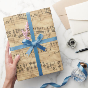 Antique Music Wrapping Paper