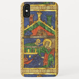 ANTIQUE NATIVITY CHRISTMAS PARCHMENT iPhone XS MAX CASE