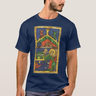 ANTIQUE NATIVITY CHRISTMAS PARCHMENT T-Shirt