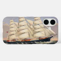 Antique Nautical Sailing Ship Currier & Ives