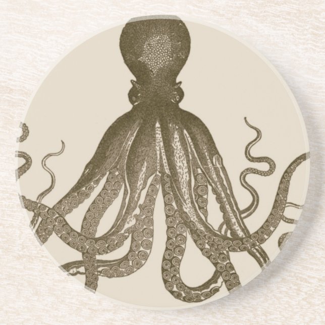 Antique Octopus Coasters (Front)