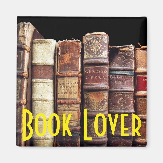 Antique Old Books Vintage Tomes Gift Magnet (Front)