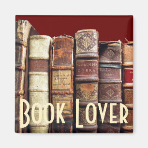 Antique Old Books Vintage Tomes Gift Magnet