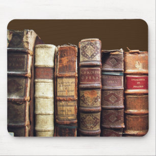 Antique Old Books Vintage Tomes Gift Mouse Mat
