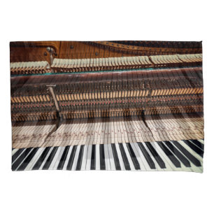 Antique Old Concert Piano Photo Pillowcase