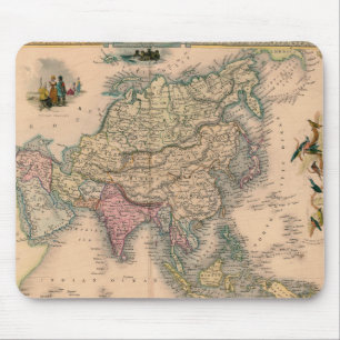 Antique Old Map Inspired (11) Mouse Mat
