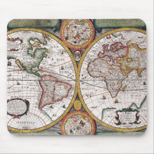 Antique Old Map Inspired (12) Mouse Mat