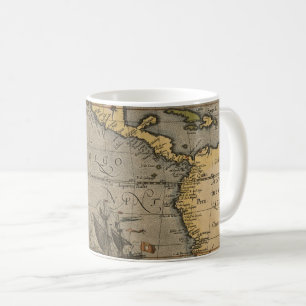 Antique Old Map Inspired (14) Luggage Tag Coffee Mug