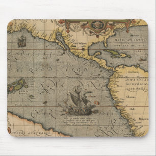 Antique Old Map Inspired (14) Luggage Tag Mouse Mat