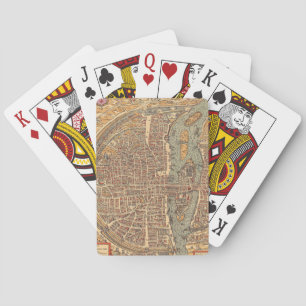 Antique Old Map Inspired (14) Playing Cards