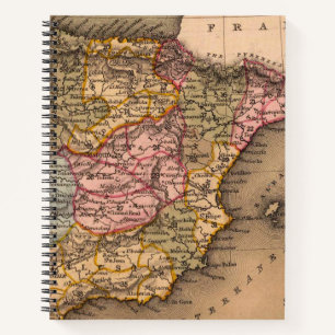 Antique Old Map Inspired (5) Notebook