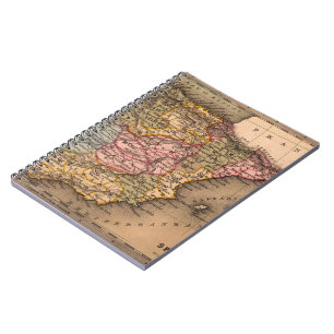 Antique Old Map Inspired (5) Notebook