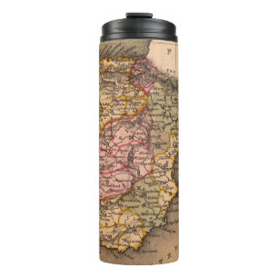 Antique Old Map Inspired (5) Thermal Tumbler