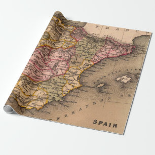Antique Old Map Inspired (5) Wrapping Paper