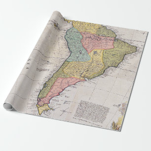 Antique Old Map Inspired (8) Wrapping Paper