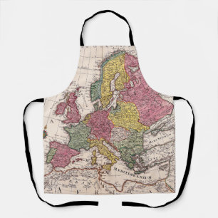 Antique Old Map Inspired (9) Apron