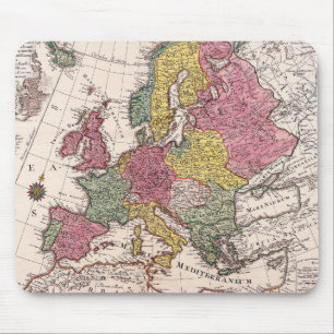 Antique Old Map Inspired (9) Mouse Mat