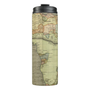 Antique Old Map Inspired Thermal Tumbler