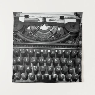 antique old typewriter used in correspondence60s r tapestry