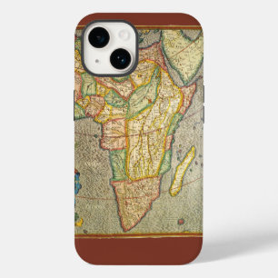 Antique Old World Gerardus Mercator Map of Africa iPhone 14 Case