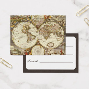 Antique Old World Map by Frederick de Wit, c. 1680