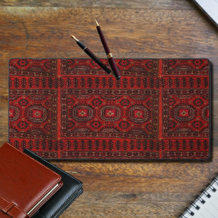 Antique Oriental rug design Desk Mat