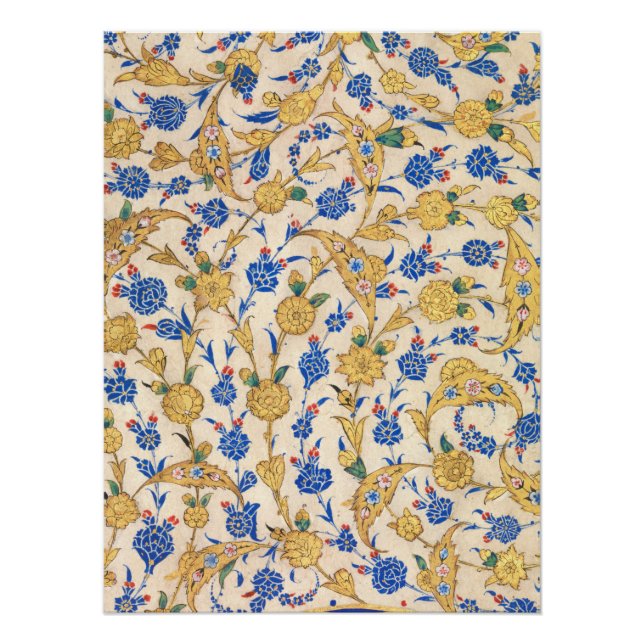 Antique Oriental Sultan Design Poster (Front)