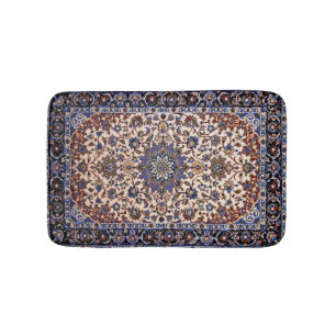 Antique Oriental Turkish Persian Blue Rug Carpet