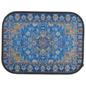 Antique Oriental Turkish Persian Carpet Blue Car Mat (Rear)