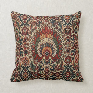 Antique Oriental Turkish Persian Carpet Rug Cushion