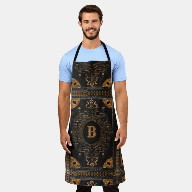Antique Ornamental Apron w/out your Monogram (Worn)