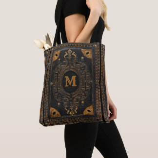 Antique Ornamental Tote with your Monogram Bag