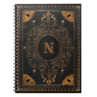 Antique Ornamental with your Monogram Notebook