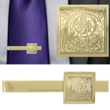 Antique Ornate Engraved Initial C Monogram Gold