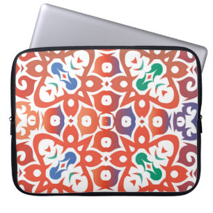 Antique ornate tiles talavera mexico. Hand drawn d Laptop Sleeve