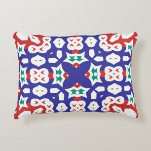 Antique ornate tiles talavera mexico. Minimal desi Decorative Cushion