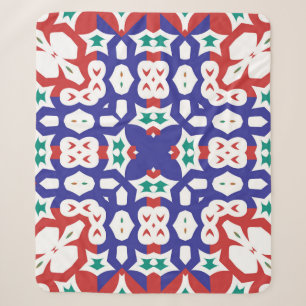 Antique ornate tiles talavera mexico. Minimal desi Sherpa Blanket